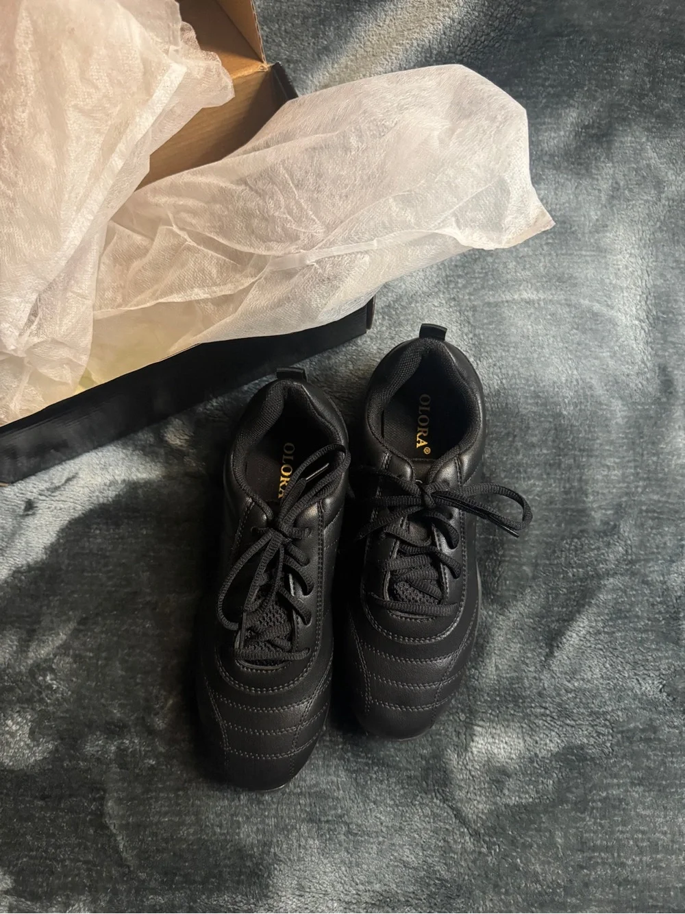 💜 OLORA Girls Cheerleading Shoes / Dance Sneakers 5 big kids -  NWT